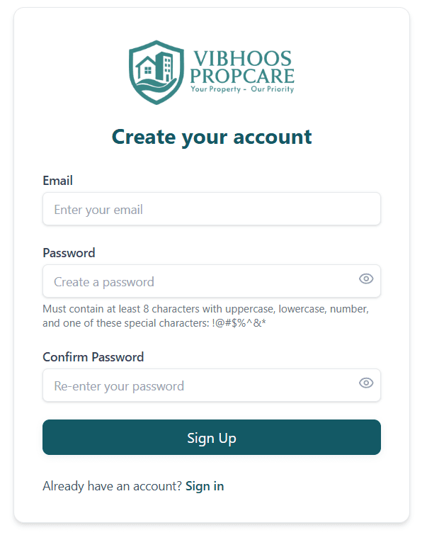 Step 3: Create Your Account