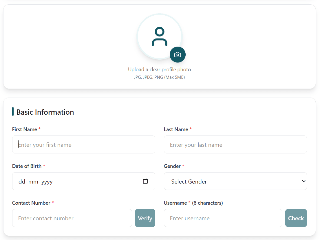Step 7: Complete Basic Information
